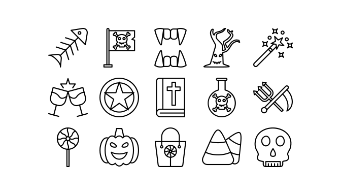 A Countdown-to-October-31st Set