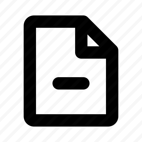 File Minus Bold preview