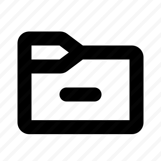 Folder Notch Minus Bold preview