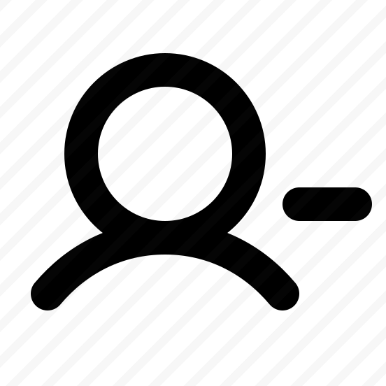 User Minus Bold preview