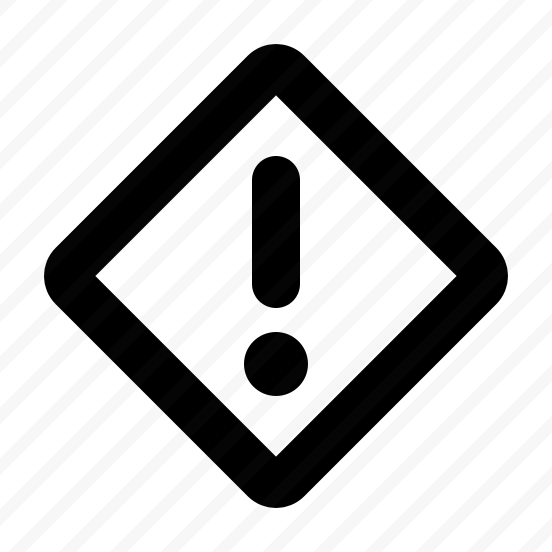 Warning Diamond Bold preview