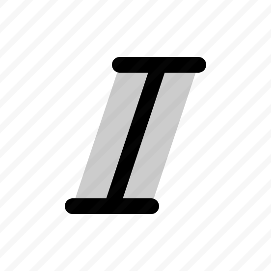 Text Italic Duotone preview