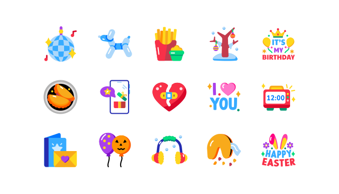 General Party Icons That Happen to Fit October
