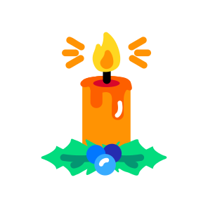 Christmas Candle icon