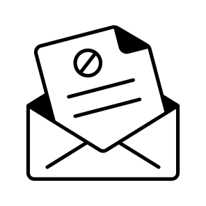 Block Mail icon