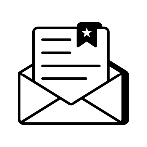 Email Bookmark icon