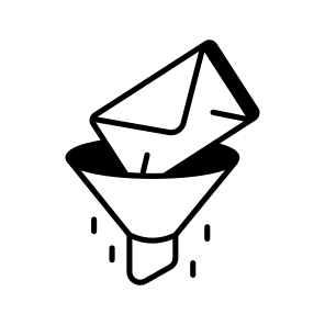 Filtering Mail icon