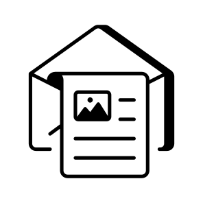 Newsletter Email icon