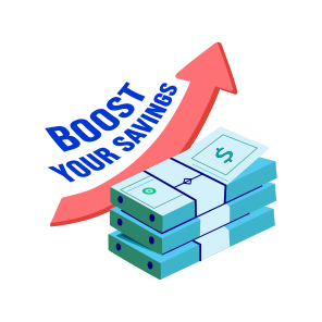 Boost Your Savings icon