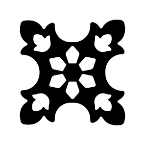 Abstract Floral icon