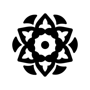 Abstract Mandala icon