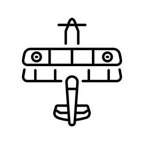 Biplane icon