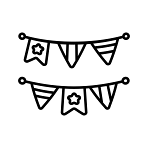 Bunting icon
