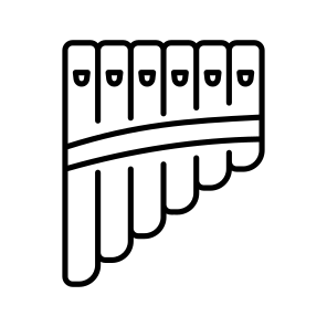 Panpipe icon