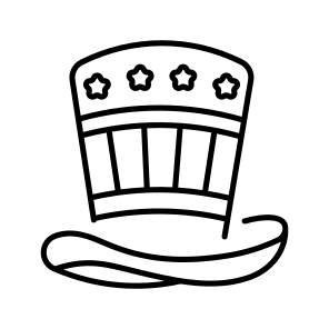 Patriotic Hat icon