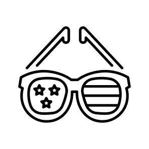 Patriotic Sunglasses icon