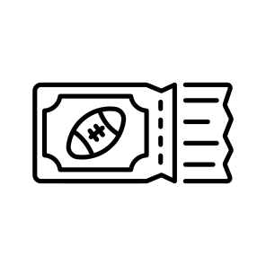 Rugby Ticket icon