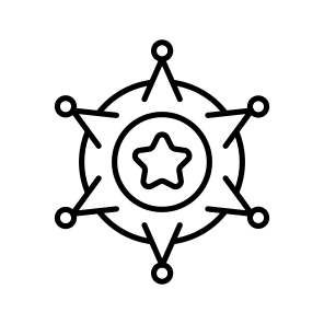 Sheriff Badge icon