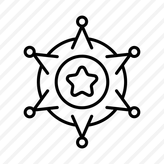 Sheriff Badge preview