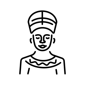 Queen Nefertiti icon