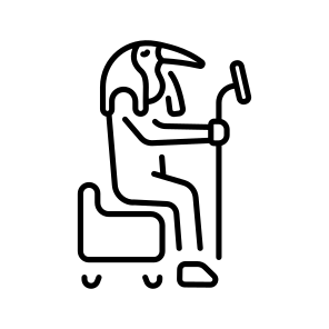 Thoth God icon