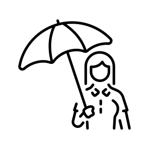 Traditional Umbrella icon