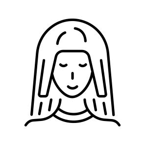 Traditional Wig icon
