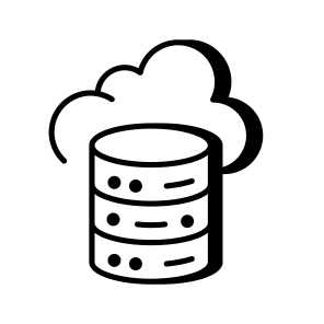 Cloud Database icon