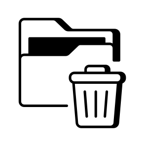 Delete Data icon