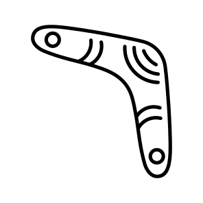 Tribal Boomerang icon
