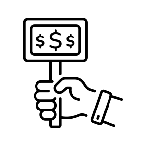 Bidding icon