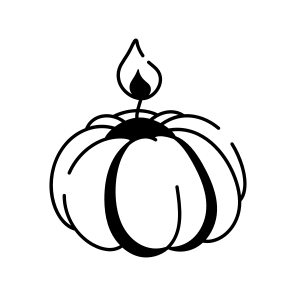 Pumpkin Candle icon