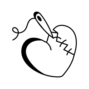 Stitched Heart icon