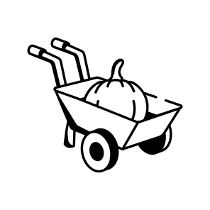 Wheelbarrow icon