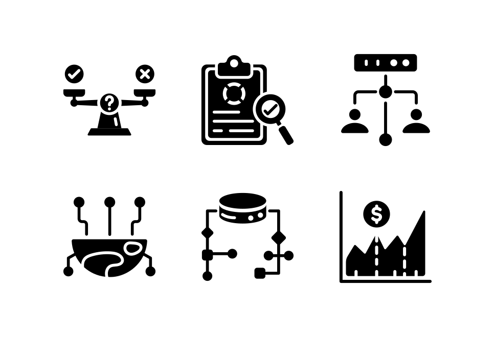 Data Science Icons Large Set Preview