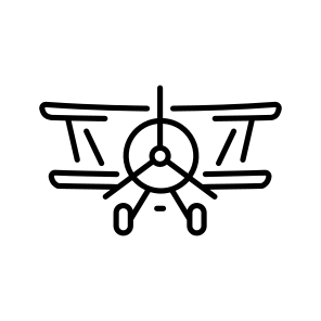 Biplane icon