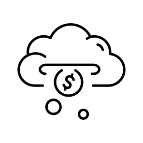 Cloud Earning icon