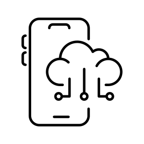 Mobile Cloud icon
