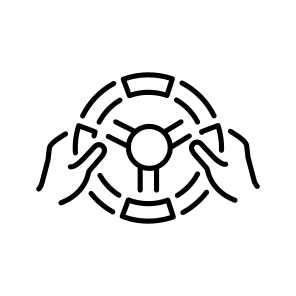 Steering icon