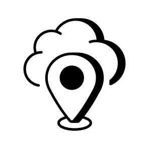Cloud Location icon