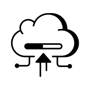 Cloud Uploading icon