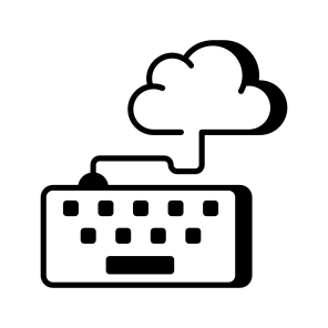 Cloud Working icon
