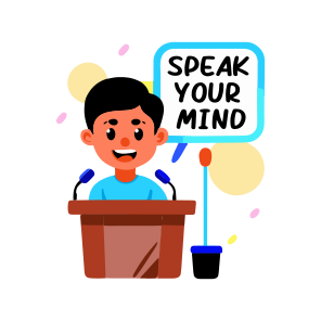 Giving Speech icon