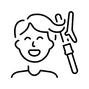 Curling Brush. icon