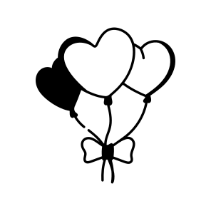 Heart Balloons icon