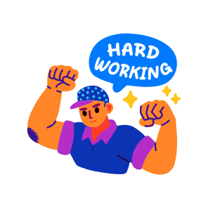 Hardworking icon