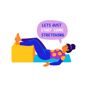 Stretching icon