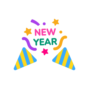 New Year icon