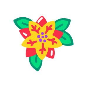 Poinsettia icon