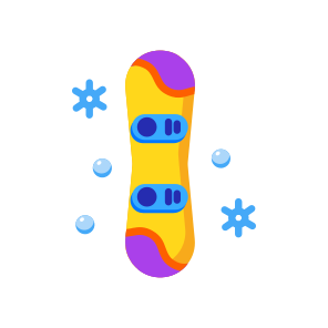 Snowboard icon